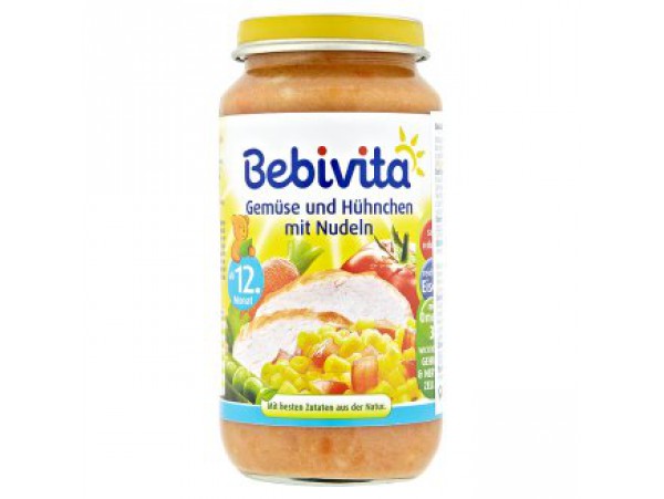 Bebivita курица с лапшой и овощами 250 г